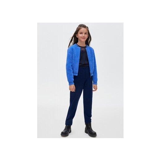 Mayoral Spodnie materiałowe 7.502 Granatowy Regular Fit ze sklepu MODIVO w kategorii Spodnie dziewczęce - zdjęcie 168546279