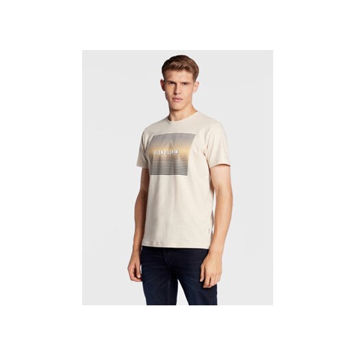 Blend T-Shirt 20714570 Beżowy Regular Fit ze sklepu MODIVO w kategorii T-shirty męskie - zdjęcie 168546287