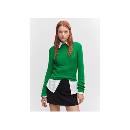 Mango Sweter Fredi 57023817 Zielony Regular Fit Mango XL MODIVO