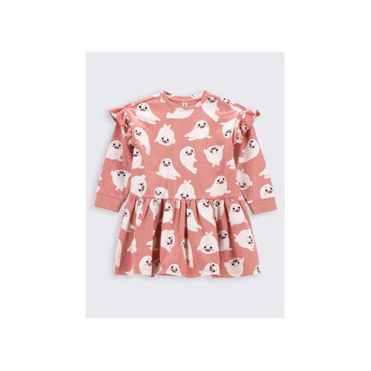 Coccodrillo Sukienka codzienna ZC2129103WIN Różowy Regular Fit ze sklepu MODIVO w kategorii Sukienki niemowlęce - zdjęcie 168546675