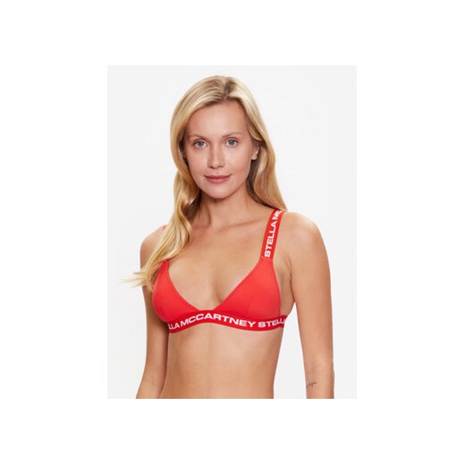 Stella McCartney Góra od bikini Logo Classic S7BY81890.63012 Czerwony ze sklepu MODIVO w kategorii Stroje kąpielowe - zdjęcie 168546975