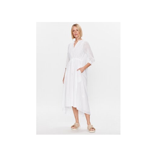 Peserico Sukienka codzienna S02217L1 Biały Regular Fit ze sklepu MODIVO w kategorii Sukienki - zdjęcie 168547156