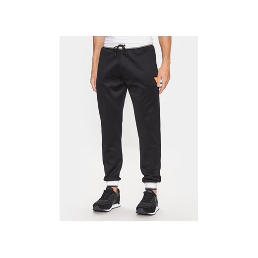 Guess Spodnie dresowe Z3YB05 FL04Q Czarny Regular Fit ze sklepu MODIVO w kategorii Spodnie męskie - zdjęcie 168547469