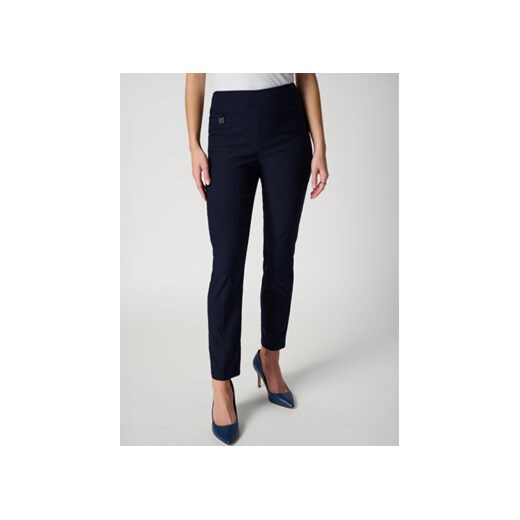 Joseph Ribkoff Spodnie materiałowe 201483NOS Granatowy Slim Fit ze sklepu MODIVO w kategorii Spodnie damskie - zdjęcie 168548256
