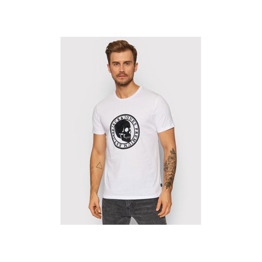 Jack&Jones PREMIUM T-Shirt Blacult 12199808 Biały Regular Fit ze sklepu MODIVO w kategorii T-shirty męskie - zdjęcie 168548408