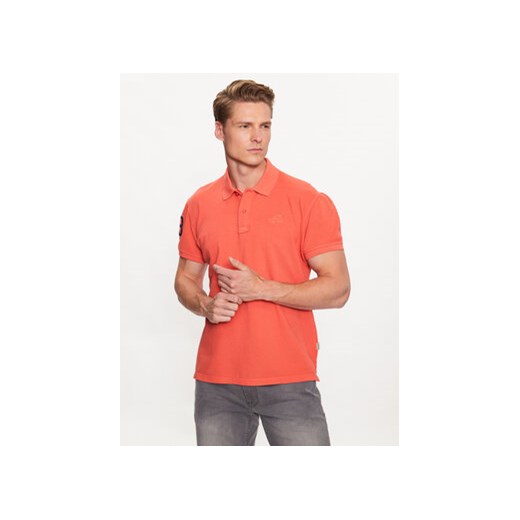 Blend Polo 20715181 Czerwony Regular Fit ze sklepu MODIVO w kategorii T-shirty męskie - zdjęcie 168548835