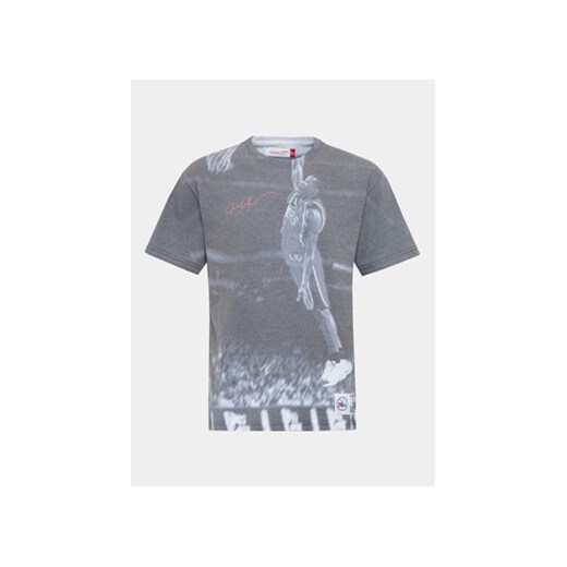 Mitchell & Ness T-Shirt TCRW3401 Szary Regular Fit ze sklepu MODIVO w kategorii T-shirty męskie - zdjęcie 168548946
