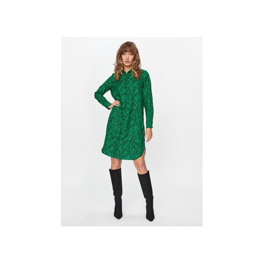ONLY Sukienka koszulowa 15289129 Zielony Regular Fit ze sklepu MODIVO w kategorii Sukienki - zdjęcie 168549165