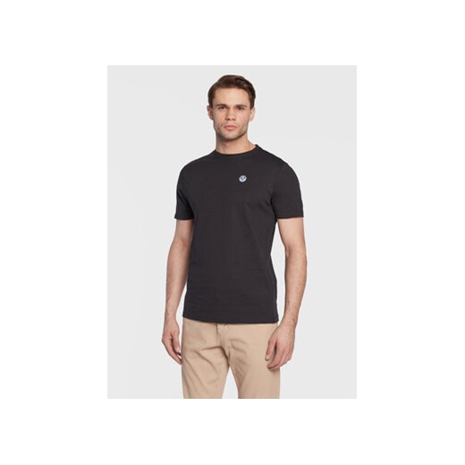 North Sails T-Shirt 692812 Czarny Regular Fit ze sklepu MODIVO w kategorii T-shirty męskie - zdjęcie 168549278