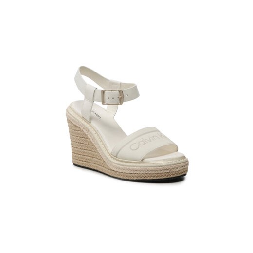 Calvin Klein Espadryle Wedge 70Hh - He HW0HW01499 Beżowy Calvin Klein 41 MODIVO
