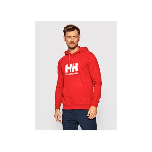 Helly Hansen Bluza Logo 33977 Czerwony Regular Fit ze sklepu MODIVO w kategorii Bluzy męskie - zdjęcie 168549448
