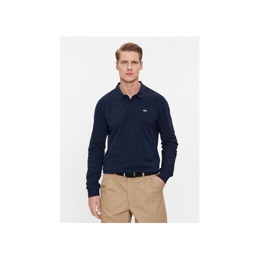 Tommy Jeans Polo DM0DM18309 Granatowy Regular Fit ze sklepu MODIVO w kategorii T-shirty męskie - zdjęcie 168549865