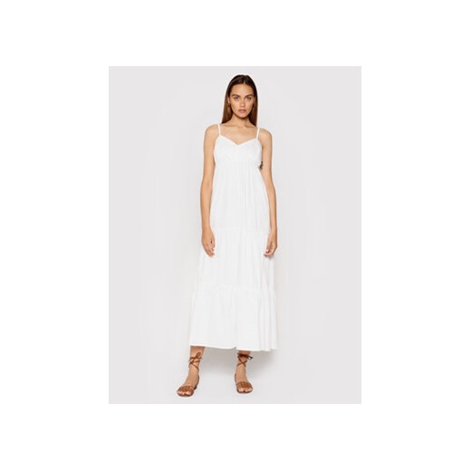 Rinascimento Sukienka letnia CFC0017921002 Biały Relaxed Fit Rinascimento M promocja MODIVO