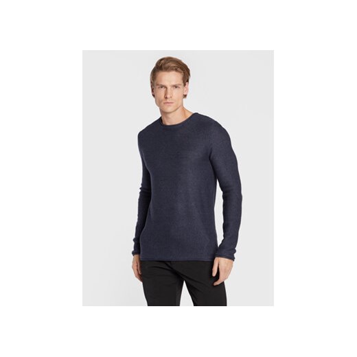 Solid Sweter Jarah 21104152 Granatowy Regular Fit ze sklepu MODIVO w kategorii Swetry męskie - zdjęcie 168550096