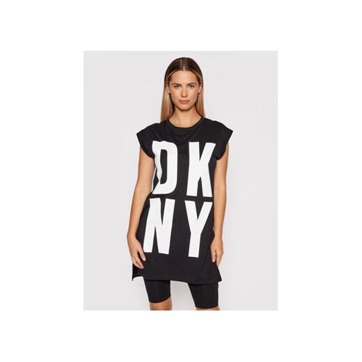 DKNY T-Shirt P1RHRB2M Czarny Regular Fit ze sklepu MODIVO w kategorii Bluzki damskie - zdjęcie 168550209