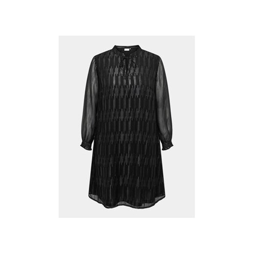 ONLY Carmakoma Sukienka codzienna Ouge 15308041 Czarny Regular Fit ze sklepu MODIVO w kategorii Sukienki - zdjęcie 168550219