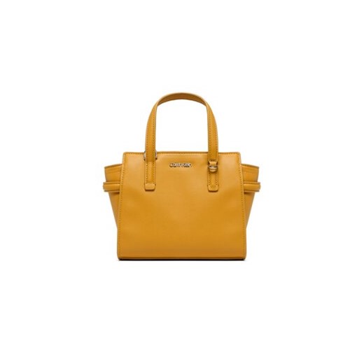 Calvin Klein Torebka Ck Must Mini Tote K60K610207 Żółty ze sklepu MODIVO w kategorii Torby Shopper bag - zdjęcie 168551128