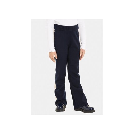 Tommy Hilfiger Spodnie dresowe KG0KG07673 Granatowy Regular Fit ze sklepu MODIVO w kategorii Spodnie dziewczęce - zdjęcie 168551446