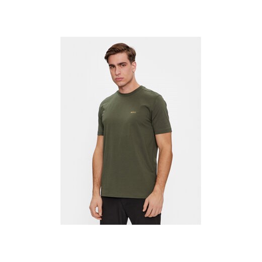 Boss T-Shirt Tee 50506373 Zielony Regular Fit ze sklepu MODIVO w kategorii T-shirty męskie - zdjęcie 168551469