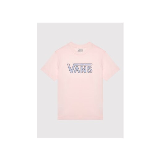Vans T-Shirt Flying V Wash VN0A5LET Różowy Regular Fit ze sklepu MODIVO w kategorii Bluzki dziewczęce - zdjęcie 168551959