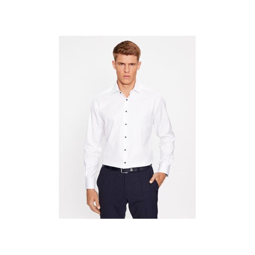 Eterna Koszula 8819/X14K Biały Modern Fit ze sklepu MODIVO w kategorii Koszule męskie - zdjęcie 168552257