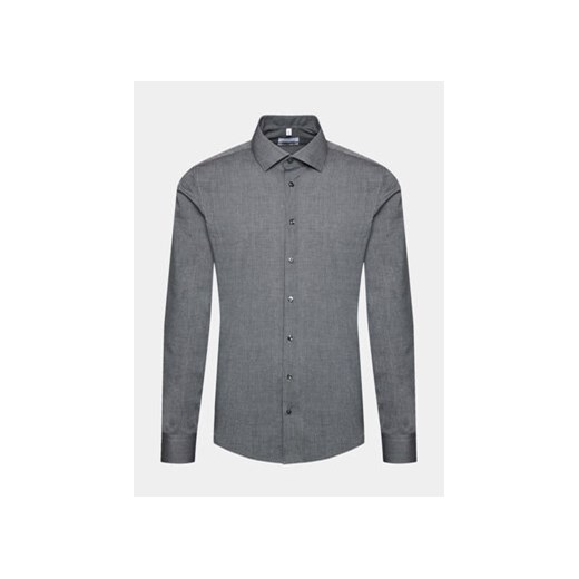 Seidensticker Koszula 01.666260 Szary Regular Fit ze sklepu MODIVO w kategorii Koszule męskie - zdjęcie 168552358