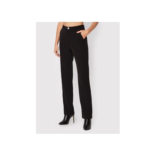 Custommade Spodnie materiałowe Otilia 999425525 Czarny Regular Fit ze sklepu MODIVO w kategorii Spodnie damskie - zdjęcie 168552499