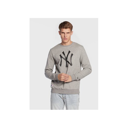 New Era Bluza New York Yankees MLB Team Logo 11863704 Szary Regular Fit New Era S MODIVO