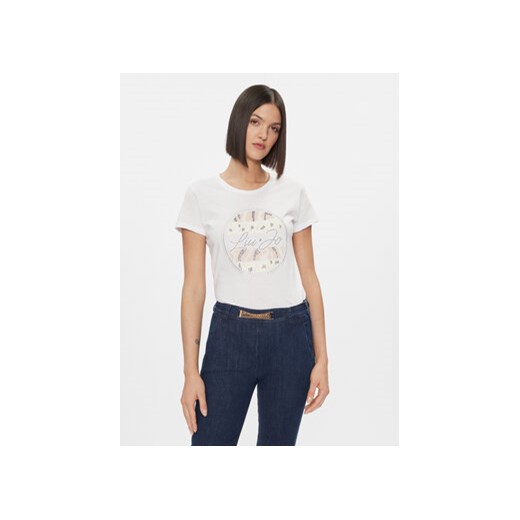 Liu Jo T-Shirt WA4108 JS923 Biały Regular Fit ze sklepu MODIVO w kategorii Bluzki damskie - zdjęcie 168553405