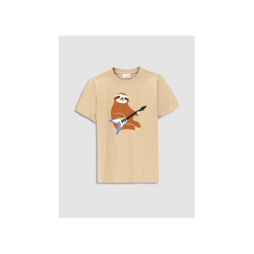 Coccodrillo T-Shirt WC3143213EVB Beżowy Regular Fit ze sklepu MODIVO w kategorii T-shirty chłopięce - zdjęcie 168553497