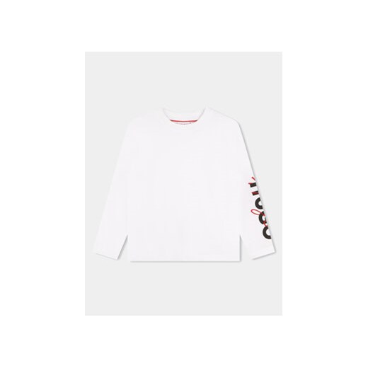 Hugo Bluzka G25134 S Biały Regular Fit ze sklepu MODIVO w kategorii T-shirty chłopięce - zdjęcie 168553585