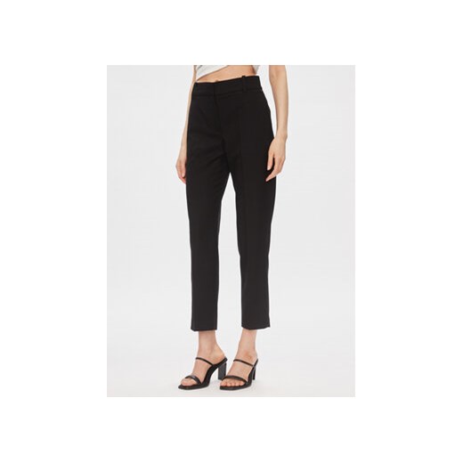 Tommy Hilfiger Spodnie materiałowe Core WW0WW39723 Czarny Straight Fit ze sklepu MODIVO w kategorii Spodnie damskie - zdjęcie 168553608