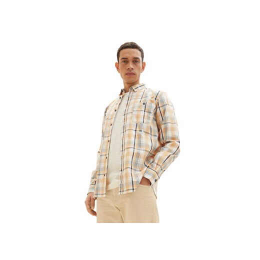 Tom Tailor Koszula 1034893 Zielony ze sklepu MODIVO w kategorii Koszule męskie - zdjęcie 168554165