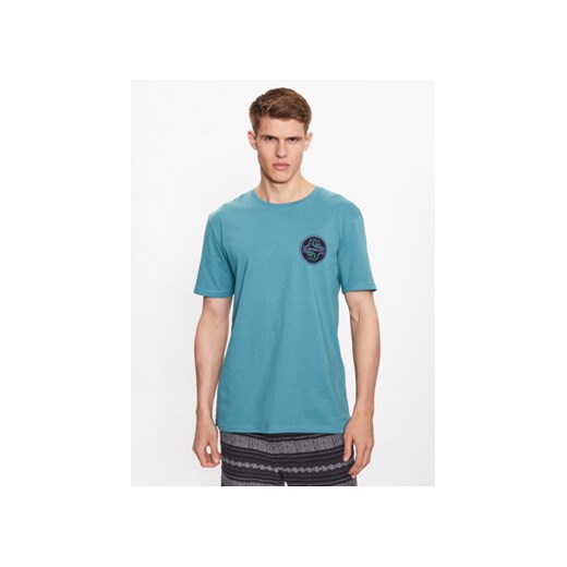 Quiksilver T-Shirt Core Bubble EQYZT07232 Niebieski Regular Fit ze sklepu MODIVO w kategorii T-shirty męskie - zdjęcie 168554239