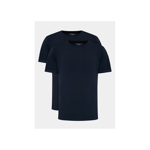 Tommy Hilfiger Komplet 2 t-shirtów UM0UM02762 Granatowy Regular Fit ze sklepu MODIVO w kategorii T-shirty męskie - zdjęcie 168554438