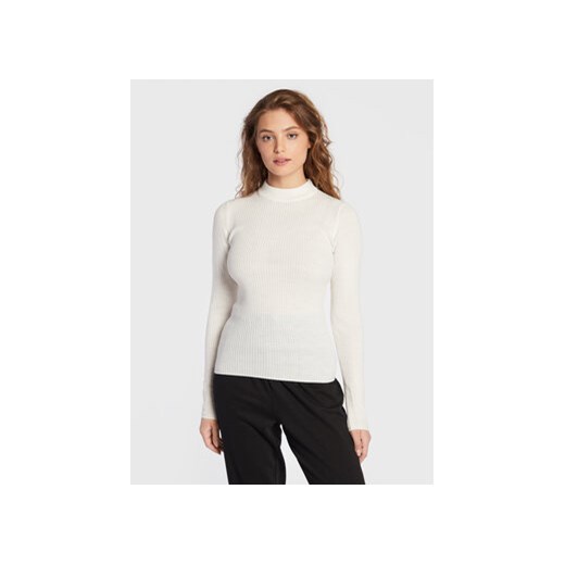 Brave Soul Sweter 248RIGBYJ Biały Slim Fit ze sklepu MODIVO w kategorii Swetry damskie - zdjęcie 168554559