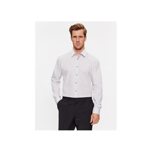 KARL LAGERFELD Koszula 605000 534685 Biały Modern Fit ze sklepu MODIVO w kategorii Koszule męskie - zdjęcie 168555309