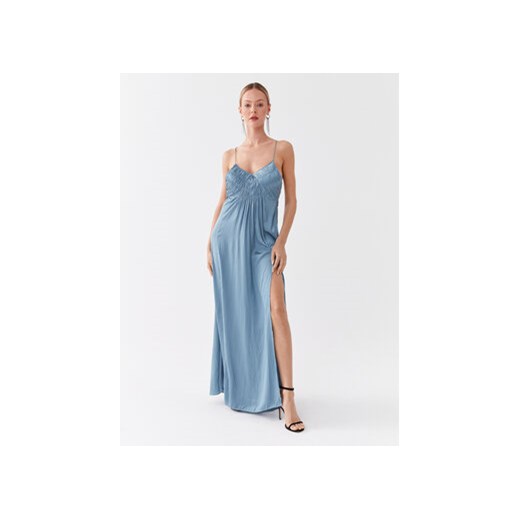Zadig&Voltaire Sukienka wieczorowa Rayonne WWDR01076 Niebieski Regular Fit ze sklepu MODIVO w kategorii Sukienki - zdjęcie 168555606