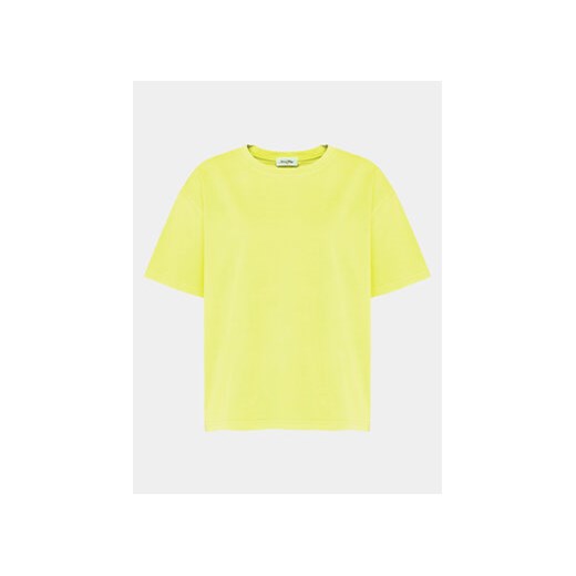 American Vintage T-Shirt Fizvalley FIZ02AE24 Żółty Regular Fit ze sklepu MODIVO w kategorii Bluzki damskie - zdjęcie 168555636