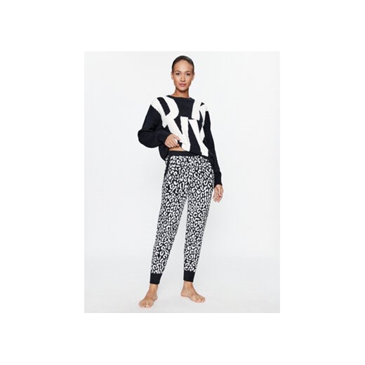 DKNY Piżama YI2922687 Czarny Regular Fit ze sklepu MODIVO w kategorii Piżamy damskie - zdjęcie 168556268