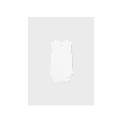 Mayoral Body dziecięce 1747 Biały Regular Fit ze sklepu MODIVO w kategorii Body niemowlęce - zdjęcie 168556556