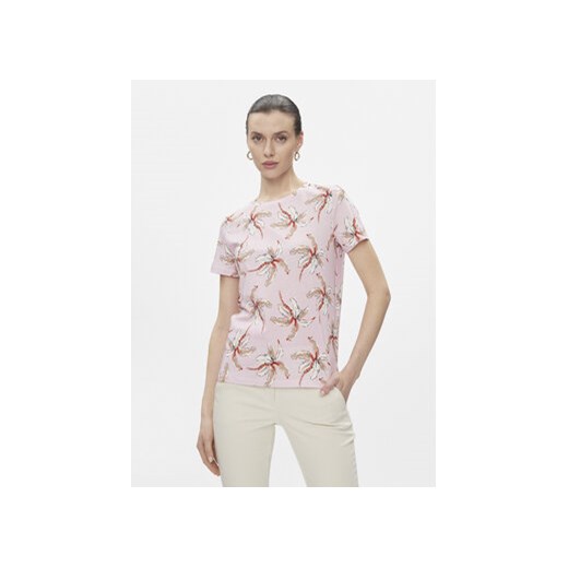 Marella T-Shirt Corone 2413971021200 Różowy Regular Fit ze sklepu MODIVO w kategorii Bluzki damskie - zdjęcie 168556575