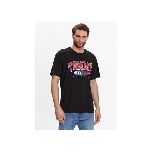 Tommy Jeans T-Shirt DM0DM16407 Czarny Relaxed Fit ze sklepu MODIVO w kategorii T-shirty męskie - zdjęcie 168556889