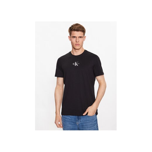 Calvin Klein Jeans T-Shirt J30J323483 Czarny Regular Fit ze sklepu MODIVO w kategorii T-shirty męskie - zdjęcie 168556977