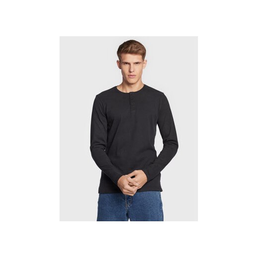 Solid Longsleeve 21106135 Czarny Regular Fit ze sklepu MODIVO w kategorii T-shirty męskie - zdjęcie 168557059