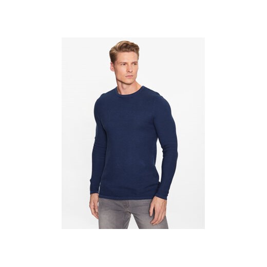 Blend Sweter 20715139 Granatowy Slim Fit ze sklepu MODIVO w kategorii Swetry męskie - zdjęcie 168557217