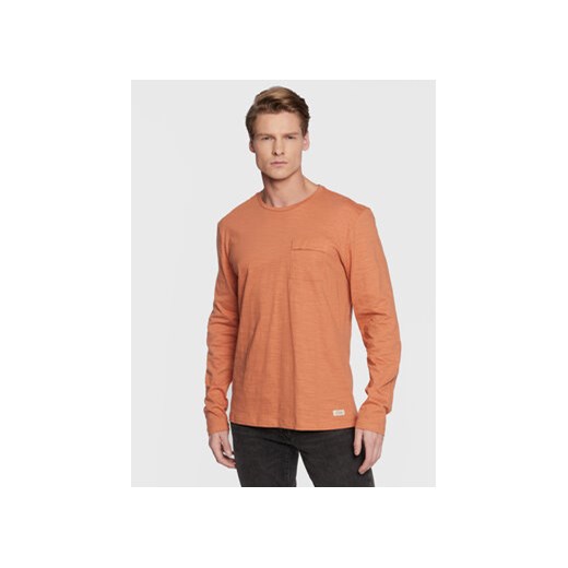 Blend Longsleeve 20714549 Pomarańczowy Regular Fit ze sklepu MODIVO w kategorii T-shirty męskie - zdjęcie 168558438