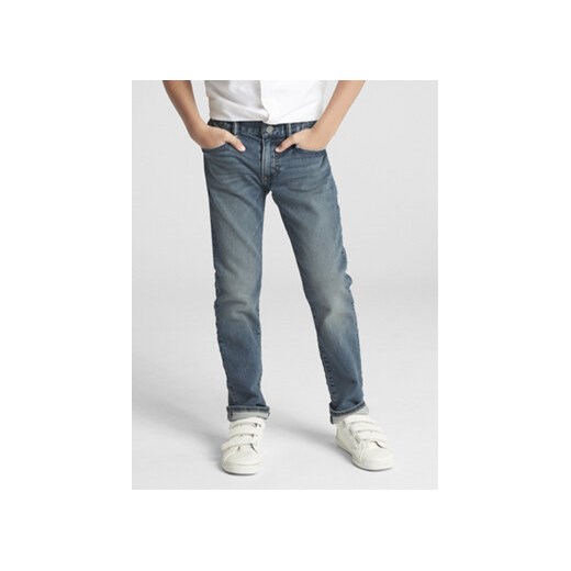 Gap Jeansy 358202-00 Niebieski Slim Fit ze sklepu MODIVO w kategorii Spodnie chłopięce - zdjęcie 168558725