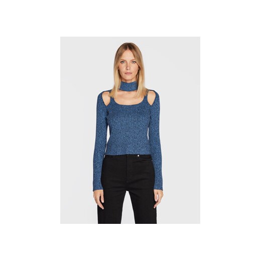 Edited Sweter Xia EDT6056001000005 Niebieski Regular Fit ze sklepu MODIVO w kategorii Swetry damskie - zdjęcie 168558736