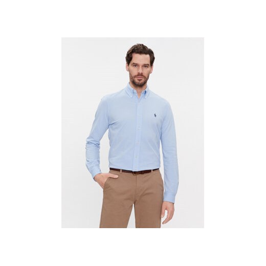Polo Ralph Lauren Koszula 710654408117 Niebieski Regular Fit ze sklepu MODIVO w kategorii Koszule męskie - zdjęcie 168558837